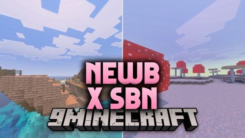 NewB X SBN Shader (26.x) – Vibrant Sky Bloom and Glowing Ores on Bedrock