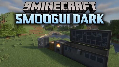 SmooGUI Dark Resource Pack (26.1.2, 1.21.1) – Sleek Charcoal Menus