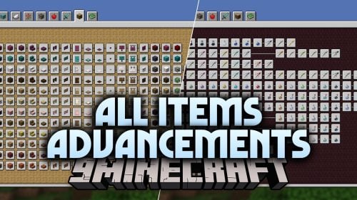 All Items Advancements Data Pack (26.3, 1.21.11) – Collect Every Item