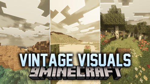 Vintage Visuals Shader (26.x) – Warm Retro Color Filter and Custom Biome Fog